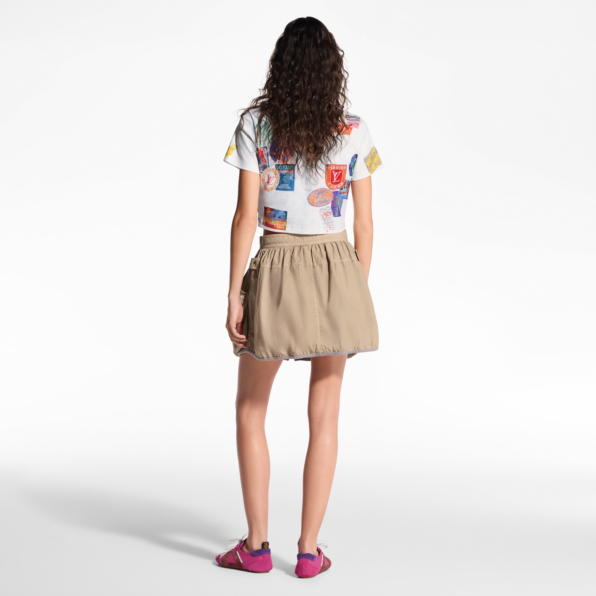 POPなプリント柄☆【LOUIS VUITTON】マヒナ パッチ トップ Mahina Patch Print Crop Top - Ready-to-Wear 1AHITL | LOUIS